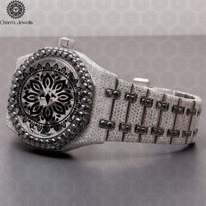 Charm_Jewells Women's Luxury Stainless Steel <b>Watch</b> 38mm Round Case Analog Quartz Sapphire Crystal Butterfly Clasp - Product Image 1