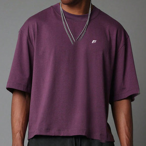 เสื้อยืดผู้ชาย ผ้าฝ้าย 100% สัมผัสนุ่มสบาย ใส่ได้ทั้งชายและหญิง สำหรับงานพิมพ์โลโก้แบบซับลิเมชั่น ปรับแต่งได้ตามต้องการ พิมพ์ลายได้ น้ำหนักผ้า 240 GSM สำหรับผู้ชาย B2B สหรัฐอเมริกา - Product Image 1