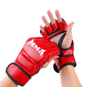 Guantes de Boxeo MMA sin Dedos, Guantes Deportivos para Adultos, Engrosados, para Sanda, Sacos de Arena y Combate - Product Image 6