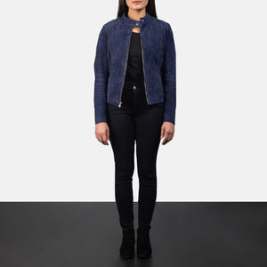 Veste d'hiver en daim véritable pour femme avec doublure en laine, imperméable et respirante pour un confort durable et un style élégant au quotidien - Product Image 6
