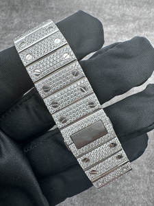 Reloj Mecánico de Diseño Personalizado con Esfera Rectangular, Moissanita VVS, Diseño Hueco con Incrustaciones de Gemas, Reloj de Hombre de Alta Calidad - Product Image 4