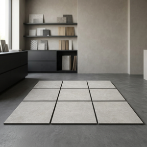 Baldosas de Porcelana Monolith Crema 600x600 para Exteriores, Resistentes, para Estacionamientos, Terrazas y Baños - Product Image 1