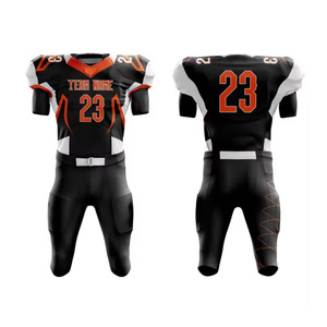 Uniformes de fútbol americano personalizados OEM, proveedor de uniformes de fútbol americano, tela de malla transpirable para equipos juveniles - Product Image 2