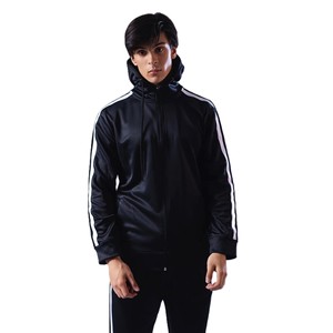 Conjunto deportivo informal para hombre con cremallera, tela transpirable y duradera, para actividades al aire libre y fitness. - Product Image 3