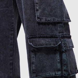 Collection Automne – Jean Cargo Ample Style Urbain pour Homme – Toutes Saisons – Tendance – Coupe Droite – Respirant et Anti-bactérien - Product Image 5