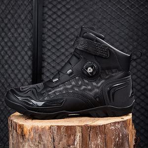 Zapatos de Motocicleta con Logotipo Personalizado, Zapatos de Motociclista Impermeables, Fabricantes de Botas de Motocicleta de Cuero para Hombre - Product Image 2