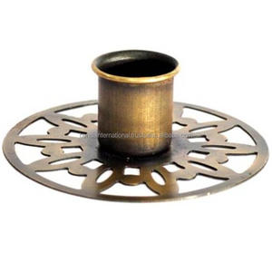 Bougeoir votif en fer avec finition en or antique pour l'éclairage de la décoration de la maison et d'autres bocaux de bougeoirs - Product Image 5