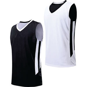 Vêtements de sport respirants de haute qualité avec logo personnalisable, tissu 100% polyester, maillot de basket-ball - Product Image 6