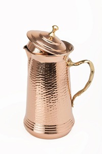 Jarra de Agua de Cobre para Vendedores Online, Jarra de Agua de Cobre de Calidad para Comercio Electrónico, Jarra de Agua de Cobre con Acabado Liso, Artículo de Fábrica al por Mayor - Product Image 3