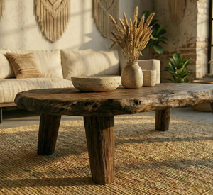 Table basse en bois massif Supremes, en promotion, conçue pour les maisons modernes au goût d'un intérieur élégant - Product Image 4