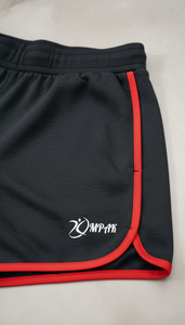 กางเกงขาสั้นเอวสูงสำหรับผู้หญิง ระบายอากาศได้ดี เหมาะสำหรับออกกำลังกาย ฟิตเนส ยกน้ำหนัก โยคะ ผ้าไนลอน/คอตตอน กระชับสัดส่วน - Product Image 2