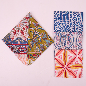 Pañuelos de Lujo 100% Algodón para Mujer, Estampado Bohemio, Bandana Retro, Artesanía, Ecológicos, Reutilizables, Cubre Rostro - Product Image 4