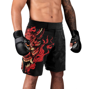 กางเกง MMA แบบขายส่ง ทรงกระชับ ผ้าโพลีเอสเตอร์ยืดหยุ่น น้ำหนักเบา แห้งเร็ว ระบายอากาศได้ดี ทนทาน เหมาะสำหรับศิลปะการต่อสู้ - Product Image 6