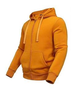 Oversized 100% Cotton Winter Windbreaker Tracksuit High Quality Custom Logo Solid Pattern Printed Men's Hooded Unisex - Product Image 3