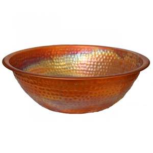 Traditional Copper Pedicure Bowl Handcrafted Foot Soaking Tub For Spa Salon And Home <b>Wellness</b> Use - Product Image 4