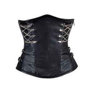 Corset vintage pour femme en dentelle florale et satin brodé, amincissant, pour le quotidien - Product Image 5