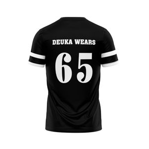 เสื้อเบสบอลคอกลมแขนสั้น โพลีเอสเตอร์ 100% ระบายอากาศ แห้งเร็ว พิมพ์ลายแบบซับลิเมชั่น หมายเลขและชื่อผู้เล่นตามสั่ง OEM/ODM - Product Image 2