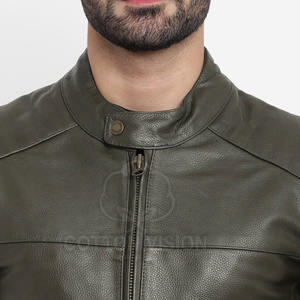 Créez votre propre veste en cuir tendance de haute qualité pour homme au meilleur prix, veste en cuir à manches longues - Product Image 6