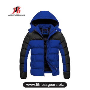 2026 Puffer <b>Jacket</b> Windproof Winter Casual <b>Zipper</b> Closure Thick Polyester Wadding Coat - Product Image 1