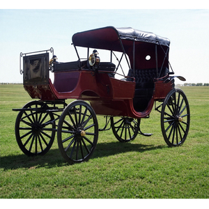 Royal Antique Horse Baghi Stylish Royal Horse Drawn <b>Buggy</b> New Design Victoria Carriage With Hood California USA - Product Image 1