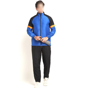 Chándales Deportivos para Hombre, Modelo 2026, Diseño Exclusivo en Azul y Negro, con Cierre de Cremallera y Bolsillos Laterales, Transpirables - Product Image 1