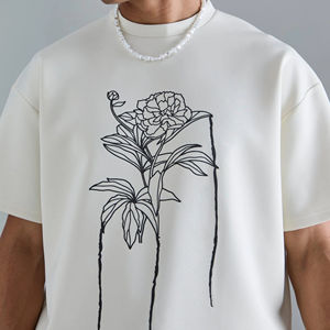 T-shirt surdimensionné 100 % coton pour homme, respirant, confortable, séchage rapide, personnalisable, style hip-hop, streetwear écologique – Meilleures ventes - Product Image 6