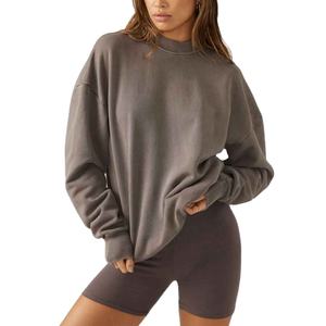 Conjunto de Dos Piezas de Felpa de 180g para Mujer, Estilo Casual de Verano, Personalizado, con Sudadera por Encima de la Rodilla, Poliéster y Elastano - Product Image 5