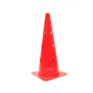 Cono de Entrenamiento con Base Cuadrada Verde, Resistente al Agua, Ecológico, Plegable, Color Sólido - Product Image 3