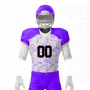 Uniformes de Fútbol Americano Sublimados de Alta Calidad para Hombre y Mujer, Material de Poliéster, Venta Caliente, Camisetas y Pantalones Personalizados para Equipos - Product Image 4