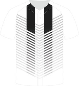 Tela para Uniforme de Béisbol, Jersey con Cuello en V para Hombre, Manga Corta, Estampado de Plantas, 100% Poliéster, Transpirable, Logotipo Personalizado, En Stock - Product Image 1