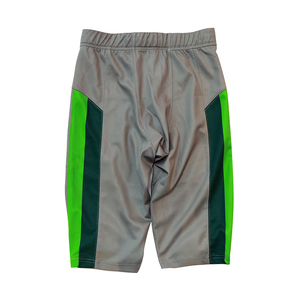 Ensemble maillot et short de football américain personnalisé vert-gris col en V anti-humidité unisexe adulte grande taille - Product Image 4