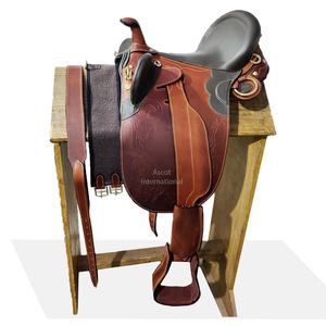 Vente en gros de selle de dressage de qualité supérieure avec logo personnalisé stock de cuir anglais à haute durabilité avec raccords durables pour l'équitation - Product Image 3