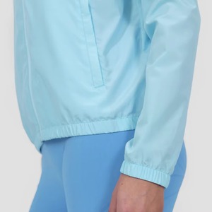 High Quality Women's Lightweight Loose Breathable <b>Zipper</b> Casual Fashion Nylon Windbreaker Waterproof Jackets Wholesale - Product Image 5