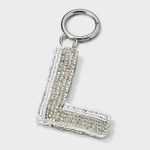 Fashion Seed Beads Keychain With Premium Hand Embroidery Colorful Handmade Embroidered Keychain For Bags And Keys - Product Image 2