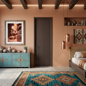 Puerta de MDF Pintado de Alta Calidad al Mejor Precio, Núcleo de Madera Sólida de 40 mm, Color Personalizable, Estilo Posmoderno para Edificios de Oficinas - Product Image 1