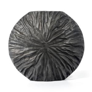 Jarrón plateado hecho a mano para decoración de mesa de salón, maceta para plantas artificiales, diseño sólido, forma circular, jarrón plateado en venta - Product Image 3