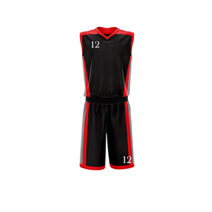 Ensembles de maillots de basket-ball sans manches unisexes de haute qualité, respirants et à séchage rapide, uniformes imprimés sur mesure en gros, tailles plus grandes - Product Image 2