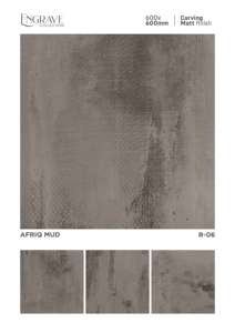 Azulejos de porcelana de 60x60 cm con acabado mate tallado, diseñados para un suelo texturizado con control de profundidad, reflexión de luz y refinamiento. - Product Image 4