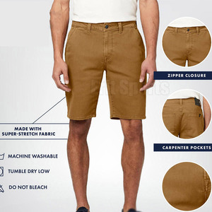 High Quality <b>Drawstring</b> Knitted Mid Waist Solid Quick Dry <b>Jeans</b> Shorts for <b>Men</b> Lightweight Comfort Fabric Casual Custom Color - Product Image 3