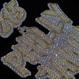 Colgante de Personaje Inflable Personalizado Estilo Hiphop, Modelo de Personaje de Dibujos Animados con Moissanita y Plata, Decoración Luminosa para Fiestas, Regalo - Product Image 4