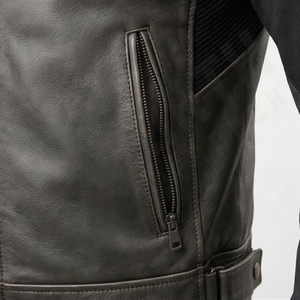 Veste de moto en cuir véritable pour homme de qualité supérieure, nouvelle arrivée, vestes de moto d'hiver, protections amovibles, personnalisables - Product Image 5