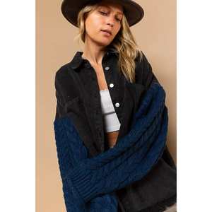 เสื้อสเวตเตอร์ผู้หญิงมีกระดุม - Product Image 3