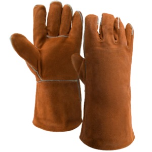 CAPTAIN INDUSTRY CI-WG-107 Gants de soudage en cuir de vachette fabriqués sur mesure en usine, antidérapants, imperméables, protection UV, logo personnalisé - Product Image 1