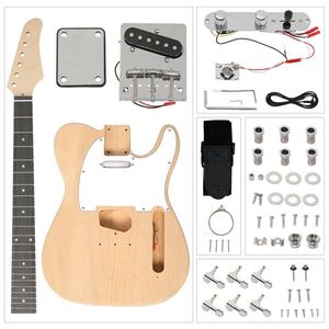 Kit Chitarra Elettrica Fai-da-te Stile TL a 6 Corde con Corpo in Mogano, Manico in Acero e Accessori per Strumenti a Corda - Product Image 3
