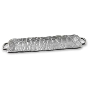 Plateau de service en aluminium coulé de haute qualité, thème safari éléphant, plat décoratif élégant en métal pour la décoration de la maison - Product Image 1
