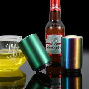 Automatic <b>Beer</b> Bottle Opener Magnetic Stainless Steel Push Down Opener Soda <b>Cap</b> Opener Kitchen Bar Tools Gadgets Party Gift - Product Image 6
