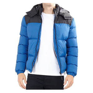 Fully Customized Men's Waterproof Canvas Puffer <b>Jackets</b> Polyester Wadding Filled Winter DDP Shipping - Product Image 3