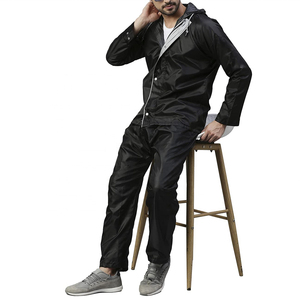 Rain Suit Heavy Duty Waterproof Rain Suit Hooded Outdoor Protection Wear OEM Wholesale Supply - Product Image 4