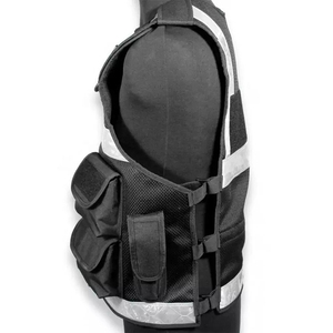 Gilet réfléchissant certifié CE, vêtements réfléchissants personnalisés, gilet de sécurité haute visibilité / gilet haute visibilité pour travailleurs - Product Image 3