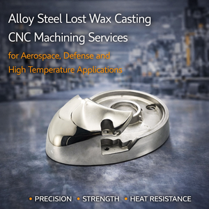 Servicios de Fundición a la Cera Perdida en Aluminio y Mecanizado CNC con Moldes de Precisión, Certificación ISO 9001 para Aplicaciones Aeroespaciales - Product Image 2